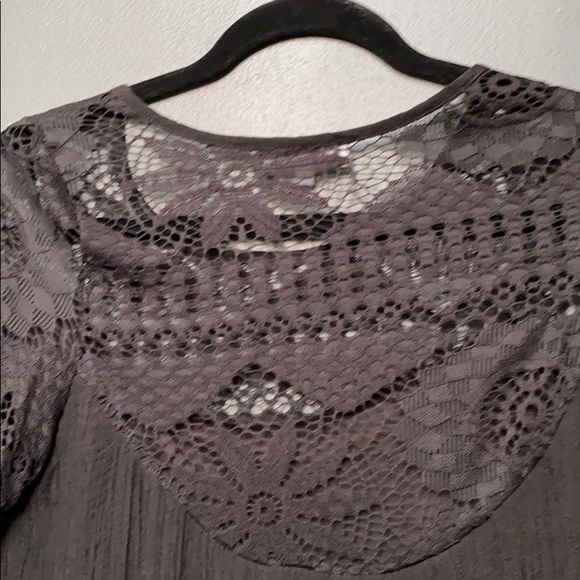 SALE $7 Karen Hart Lace Neckline Black Dress S - Picture 9 of 14